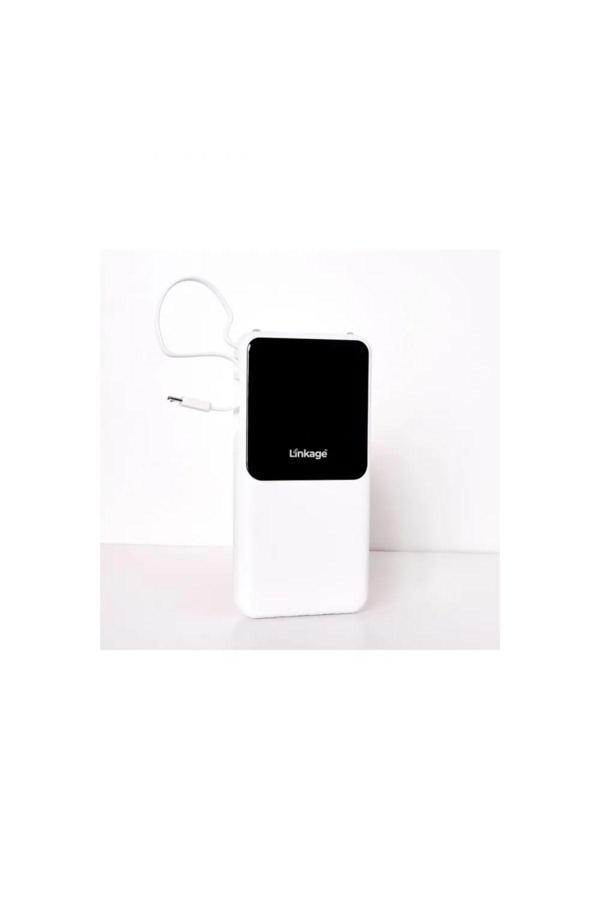 Linkage Lkp-24 10000Mah 2Xusb, Dahili Micro,Type-C Lightning Kablo Lcd Güç Götergeli Powerbank - Image 1