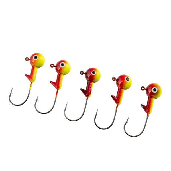 Jighead - Zoka - Kurşunlu Olta İğnesi - (XH-A 02) - Sarı Kır. - 21 Gr - 5 Adet - Image 1