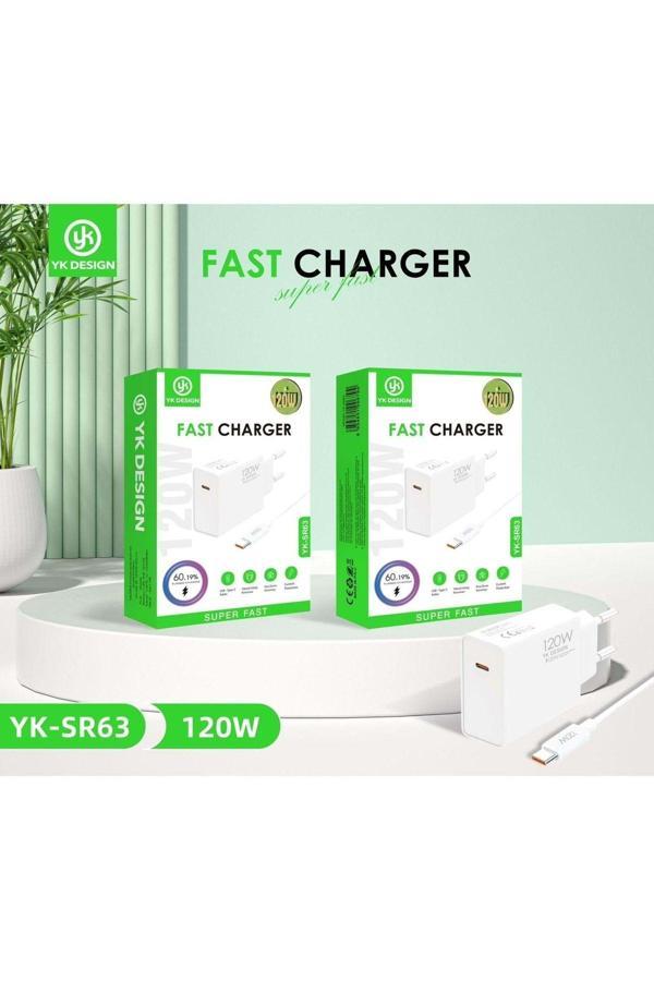 Starefsane Hızlı Turbo 120 W Type-C Kablolu Şarj Aleti A Kalite - Image 1