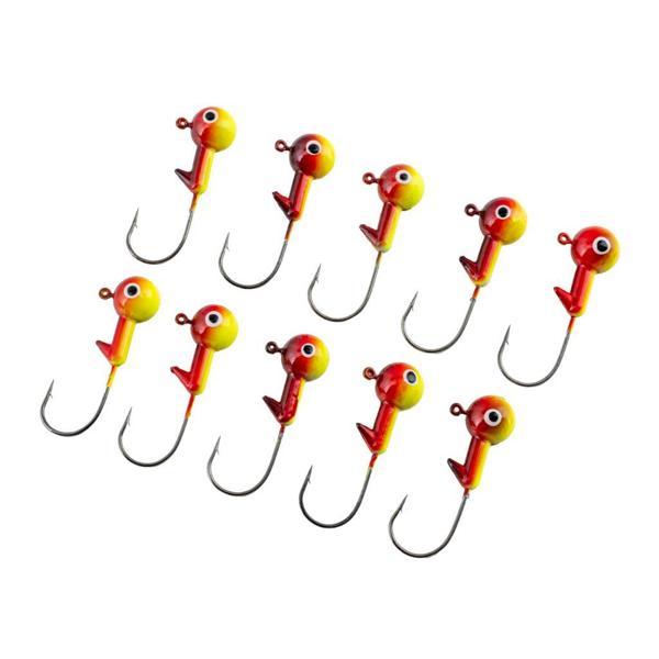 Jighead - Zoka - Kurşunlu Olta İğnesi - (XH-A 02) - Sarı Kır. - 21 Gr - 10 Adet - Image 1