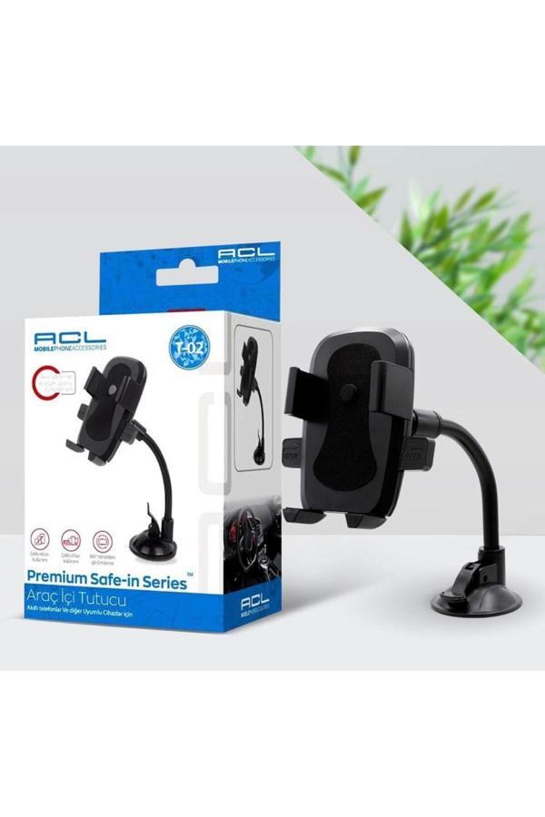 Acl T-02 Premium Safe-İn Series™ Araç İçi Telefon Tutucu - Image 1