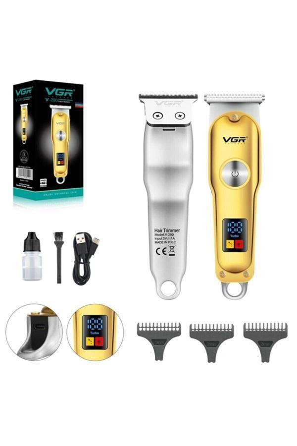 Vgr Saç Sakal Tıraş Makinesi Mini Şarjlı Metal Profesyonel V-290 - Image 1