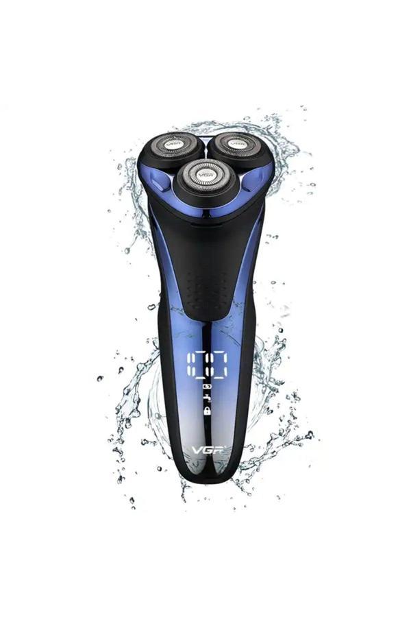 Vgr Şarjlı V-306 Ipx -7 Profesyonel 3 Başlıklı Su Geçirmez Yıkanabilir Tıraş Makinesi 1 - 3 Islak Ve Ku - Image 1