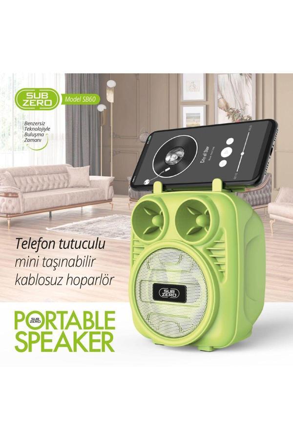 Subzero Portable Speaker Sb60 Bluetooth Hoparlör - Image 1
