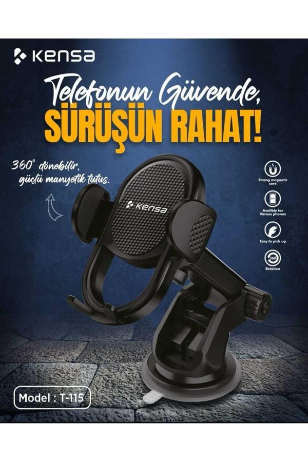 Kensa Araç Içi Telefon Tutucu Ultra Güçlü T-115 - Image 1
