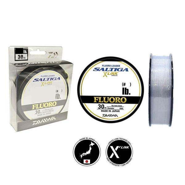 Daiwa Saltiga Xlink Fluorocarbon Leader 0,57mm 30M   - Image 1