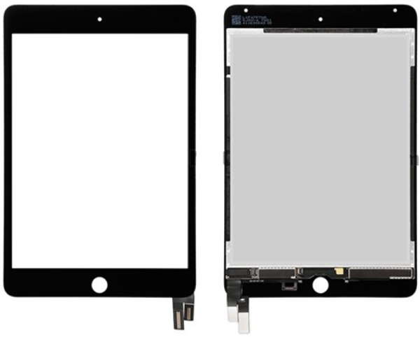 iPad Mini 5 A2124-A2125-A2126-A2133 Uyumlu HK Lcd Dokunmatik Full Siyah - Image 1