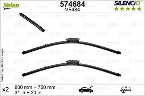 Silecek Süpürge Ön Takım 800 / 750 Mm Psa C4 Pıcasso B.M 07- (Oem No: 6423.70 / 6423.71) - Image 1