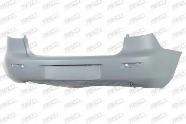 2003-2006 Mazda 3 Sd Arka Tampon Siyah (Plaka-Reflektör Delikli Tyg) (Adet) (Oem No:Bn8V50221Faa) - Image 1