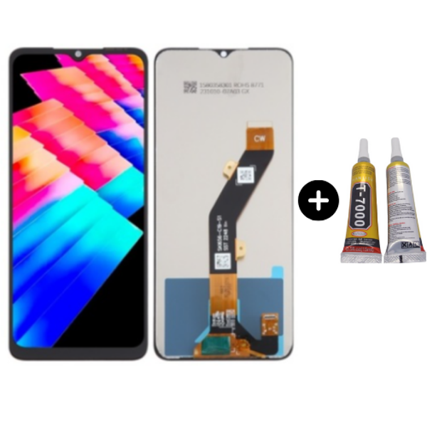 İnfinix Hot 30 Uyumlu OLED Lcd Ekran Dokunmatik + B7000 - Image 1