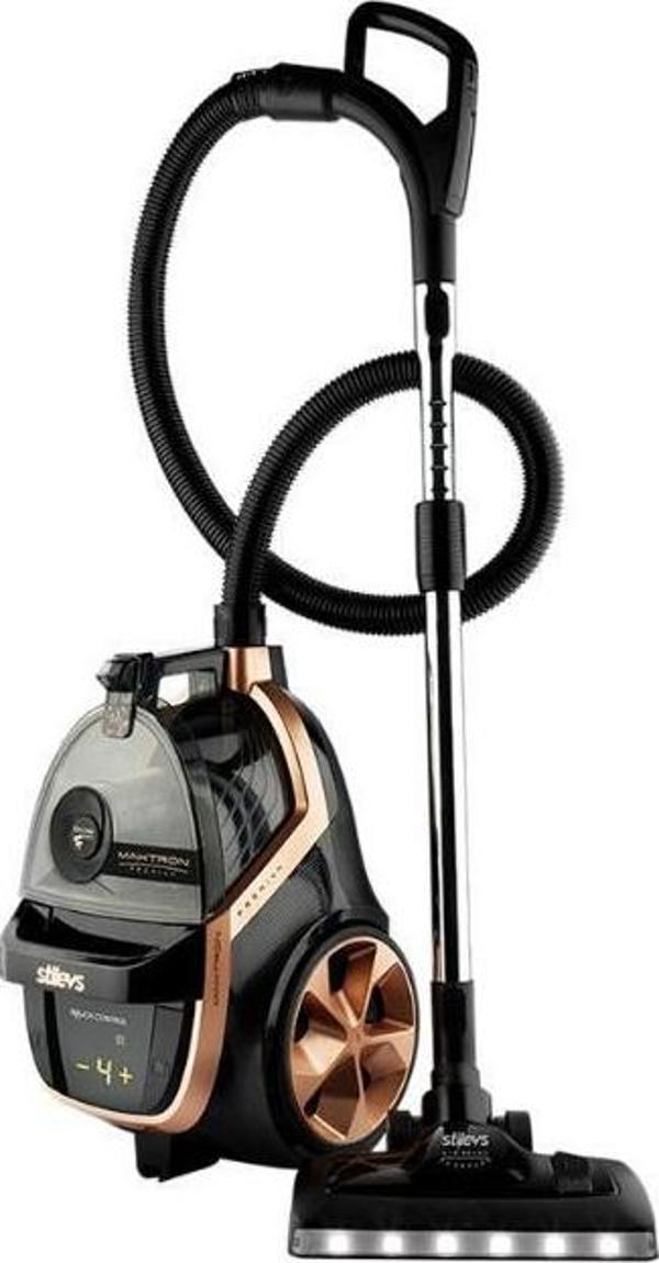 Stilevs Maxtron Premium Torbasız Elektrikli Süpürge Siyah Rose - Image 1