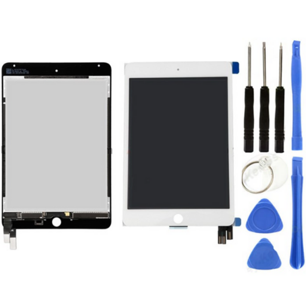 iPad Mini 5 A2124-A2125-A2126-A2133 Uyumlu Lcd Dokunmatik Full Beyaz + Tamir Seti - Image 1