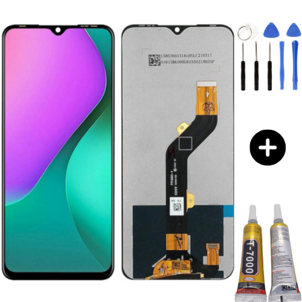 İnfinix Smart 5 Uyumlu HK Lcd Ekran Dokunmatik + Montaj Seti - Image 1