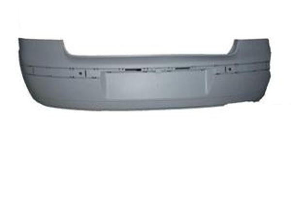 2002-2009 Volkswagen Polo 5 Arka Tampon Gri (Bant Delikli (Plaka Yeri 60 Cm Dikdörtgen Plaka) Tw) (A - Image 1