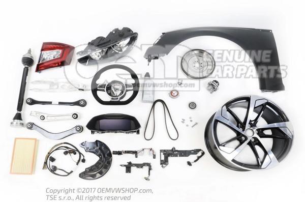 Kapı Bandı Ön Sag Vw Caddy Bm 04-10 (Oem No: 2K0853516E 9B9) - Image 1