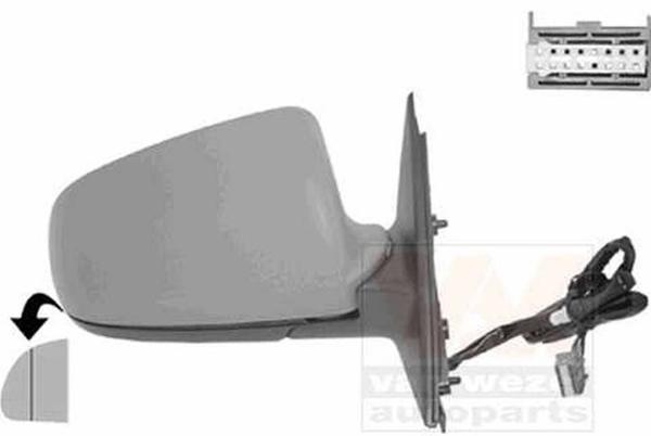 Volkswagen A3 A4 A6 2001 2004 Ayna Camı Sağ Vm 009Ghr (Oem No:8E0857536E) - Image 1