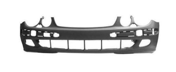 2003-2006 Mercedes E Class W211- Ön Tampon Koyu Gri (Sis Delikli-Far Yıkamalı)(Avangarde)(Tw) (Adet) - Image 1
