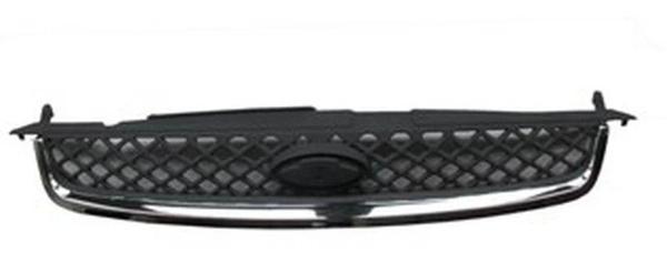 2007-2009 Ford Fiesta Ön Panjur Koyu Gri Çerçevesi Nikelajlı Oem No:6S618200Bdsmas - Image 1