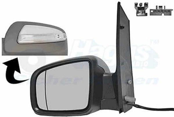 Mercedes Vito.111,115,116Cdı 2011 Ayna Kapağı Sol Sınayal Delıklı (Oem No:A0008111222) - Image 1