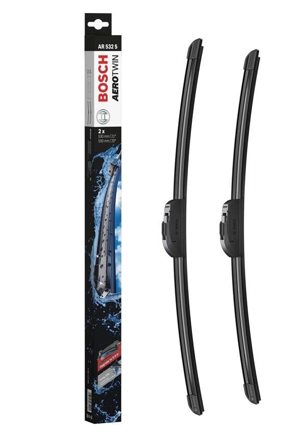 Silecek Süpürgesı Ön Takım Aerotwin Silecek Seti - [ 530 / 500 Mm ] Kore Tüm Modeller Bm 2000- (Oem  - Image 1
