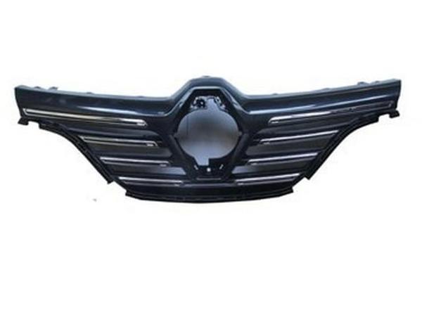 2016-2019 Renault Megane Iv Sd-Hb- Ön Panjur Siyah 7 Nikelaj Çıtalı (Icon Modeli İçin) (Adet) (Oem N - Image 1