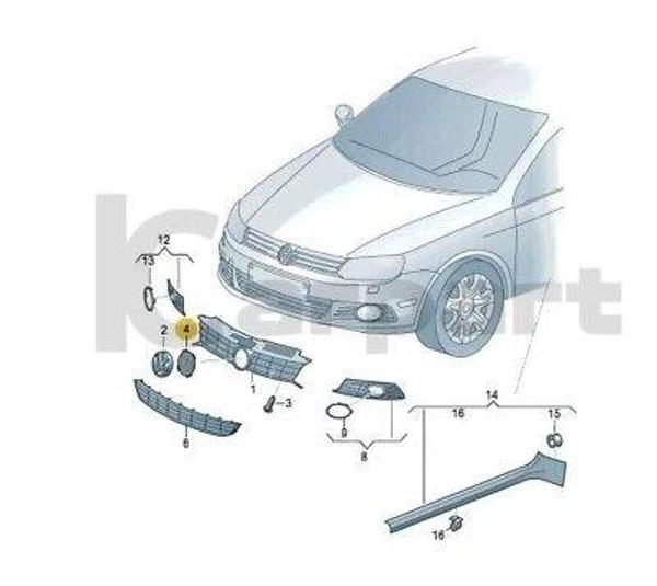 Ön Arma Yuvası Vw Golf6-Passat Bm 10- (Oem No: 5K0853343H81) - Image 1