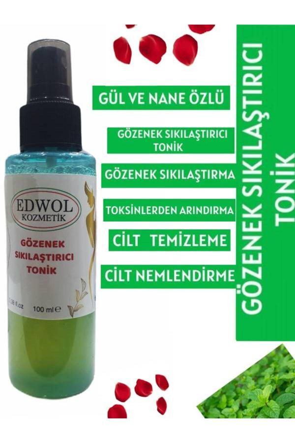 Edwol Gül Ve Nane Özlü Gözenek Sıkılaştırıcı Tonik 100 Ml - Image 1