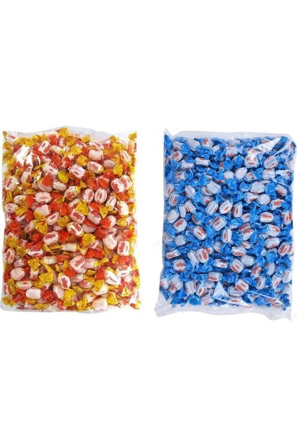 Olips Şeker Paketi (1 Kg Limon&Portakal 1 Kg Mentol) - Image 1