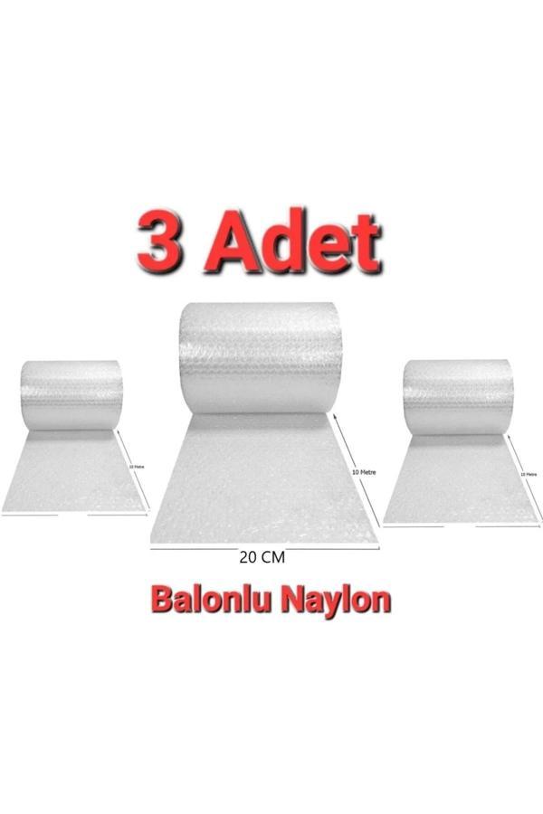 3 Adet Balonlu Ambalaj Naylonu Pat Pat Havalı Naylon Balonlu Naylon 20 Cm X 10 Metre Pıtpıt Patpat - Image 1