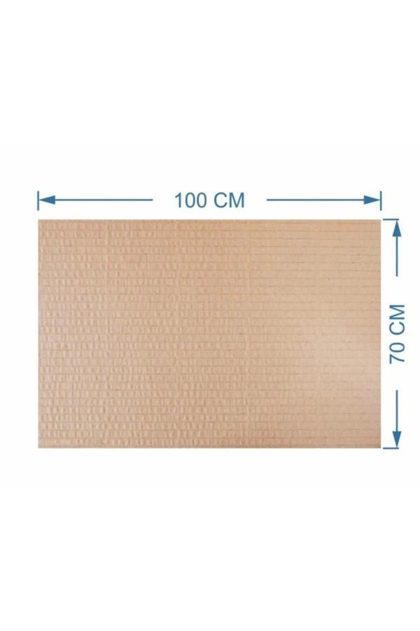 70x100 Oluklu Mukavva Karton (10lu Paket) 3mm - Düz Karton Levha - Tuval Kartonu - Proje Kartonu - Image 1