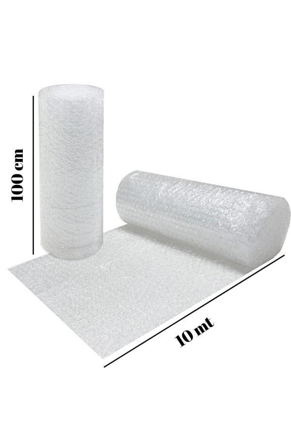Balonlu Ambalaj Naylonu 100 Cm X 10 Metre 40 Gram Patpat Havalı Ambalaj Naylonu Rulo Sarım - Image 1