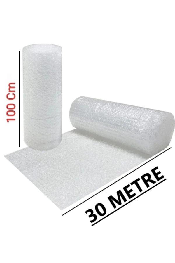 Balonlu Naylon 100 Cm X 30 Metre Patpat Havalı Ambalaj Naylonu Pıt Pıt Rulo Sarım Taşınma Naylonu - Image 1