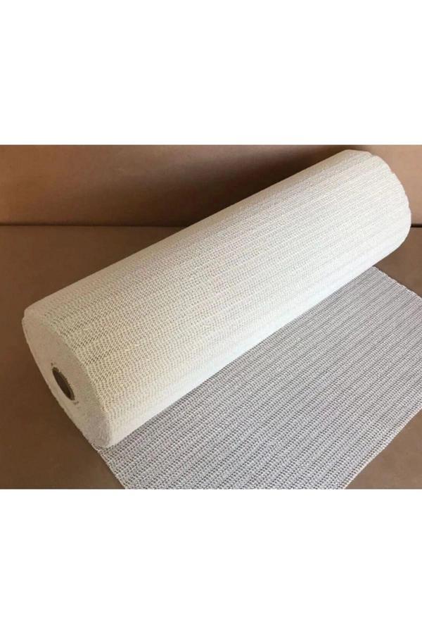 Halı Kaydırmaz Boy 5 Metre Genişlik 60 Cm Krem Renk 1. Kalite Kalın Kaymaz Orijinal Üründür - Image 1