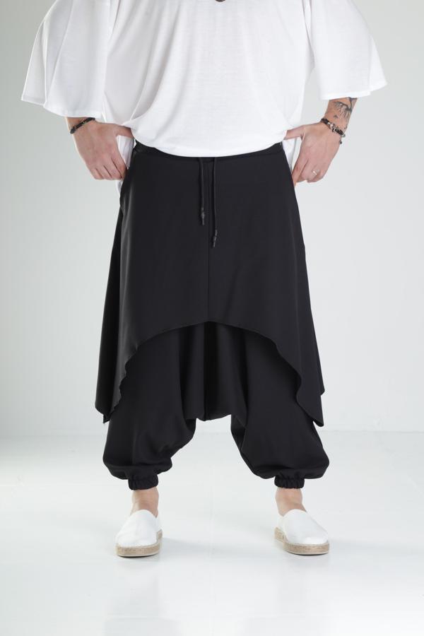 Oversize Şalvarlı Samurai Pantolon - Image 1