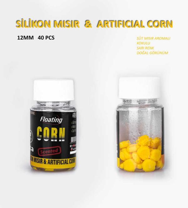 SİLİKON MISIR 12MM AROMALI FLOATING SARI 40P - Image 1
