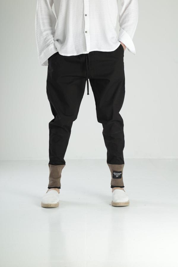 Gabardin Paça Detaylı Pantolon - Image 1
