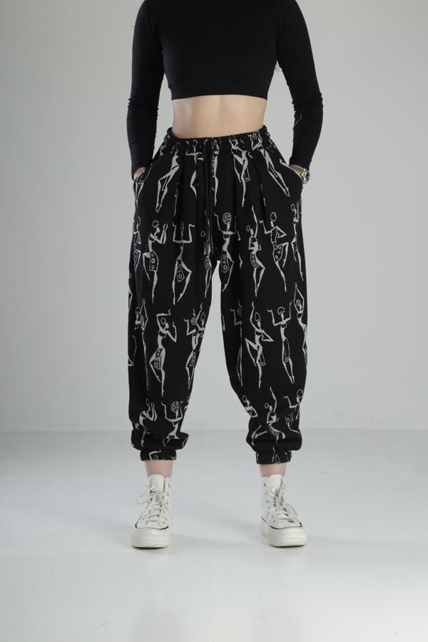 Cocopelli Desenli Pileli Jogger - Image 1