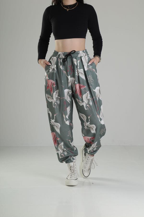 Chinese Desenli Pileli Jogger - Image 1