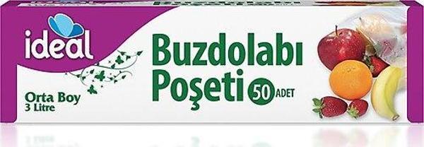 İdeal Buzdolabı Poşeti Orta Boy 100'lü - Image 1