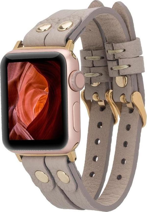 Bouletta Apple Watch Uyumlu Deri Kordon Ely Double Tour GT ERC3 - Image 1