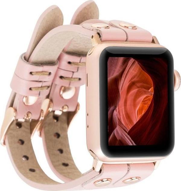 Bouletta Apple Watch Uyumlu Deri Kordon Ely Double Tour NU2 - Image 1