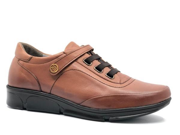 Marka 23-013 Hakiki Deri Ortapedik Kadın Casual Ayakkabı - Image 1