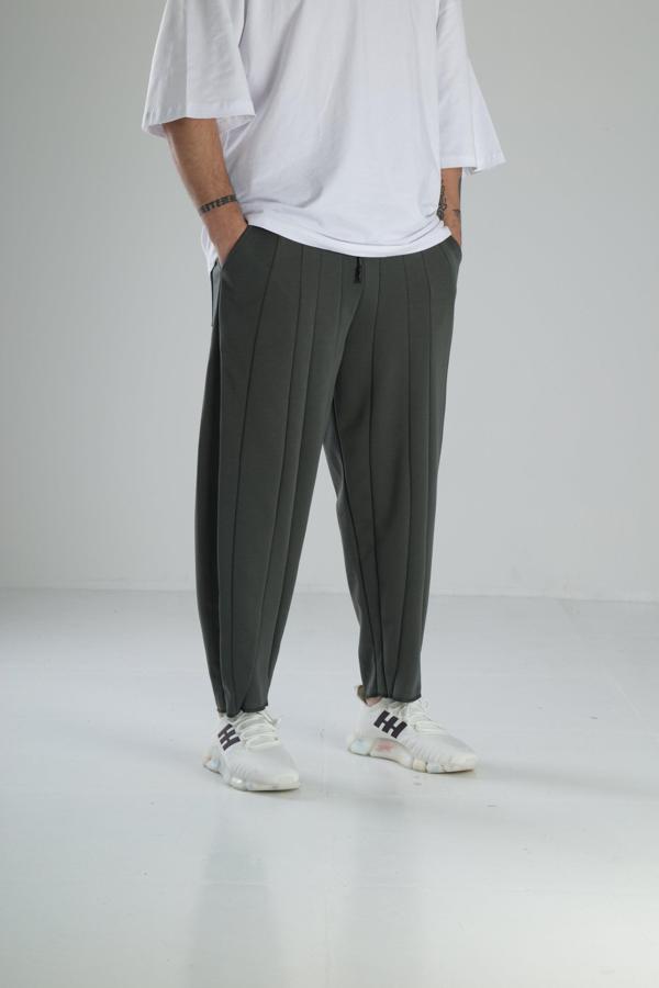 Yeşil Tasarım Baget Pantolon - Image 1