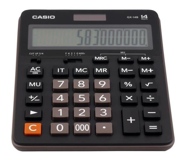 Casio GX-14B 14 Hane Masa Üstü Hesap Makinesi - Image 1