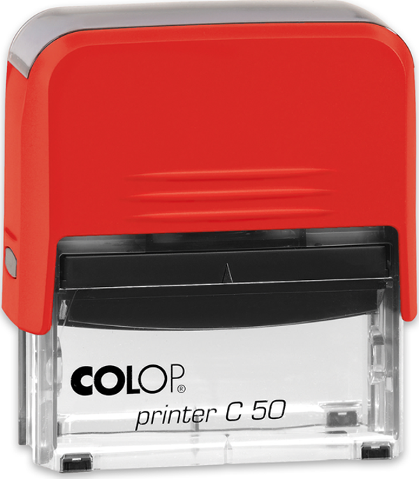 COLOP PRINTER C50 KIRMIZI KASA KIRMIZI KEÇE - 30X69MM - Image 1