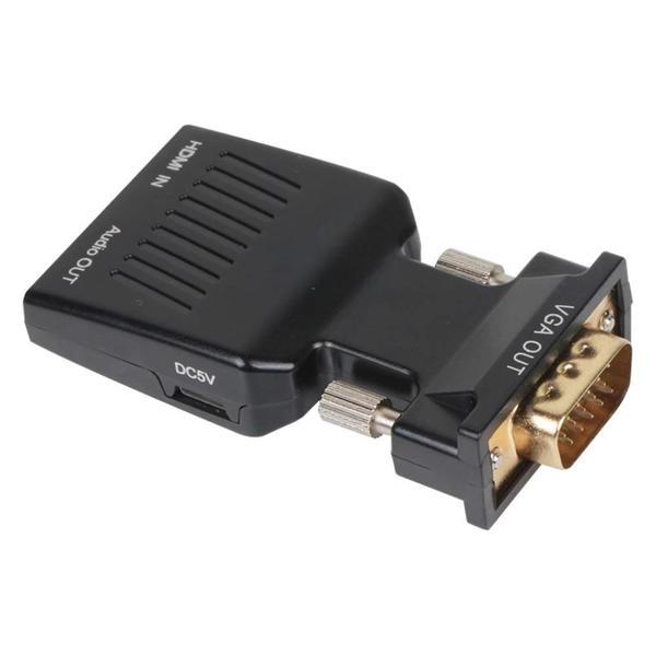 Vcom CA336A Siyah Vga Erkek To Hdmi Dişi Dönüştürücü - Image 1