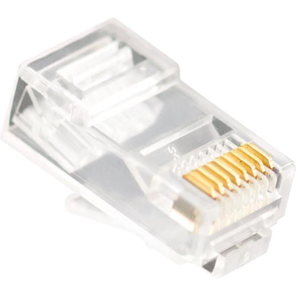 Vcom NM006 100lü Plastik RJ45 8P8C Cat6-UTP-RJ45-3u Konnektör - Image 1