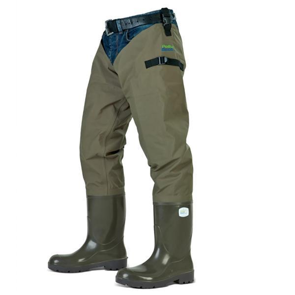 Polly Boot Orion Kasık Çizmesi Haki Siyah 44 No - Image 1