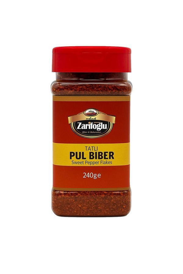 Zarifoğlu Tatlı Pul Biber Pet 240 Gr Orta Boy - Image 1