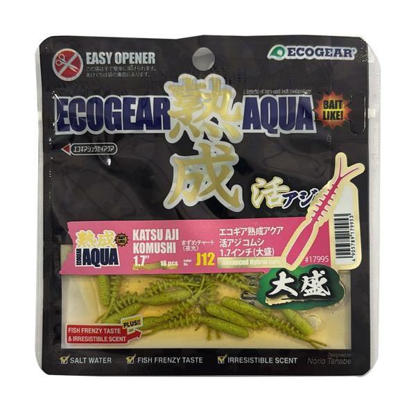 Ecogear Aqua - Katsu Aji Komushi 1.7" 4.3cm 18 Adet LRF İstavrit Silikonu J12 Glow - Image 1